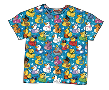 Load image into Gallery viewer, Character Ducky Pins Ladies' Oversized Tee