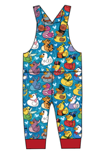Load image into Gallery viewer, Character Ducky Pins Overalls and Shortalls
