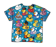 Load image into Gallery viewer, Character Ducky Pins Oversized Tee