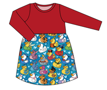 Load image into Gallery viewer, Character Ducky Pins Play Dress