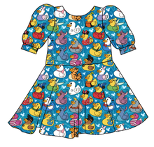 Load image into Gallery viewer, Character Ducky Pins Prairie Dress