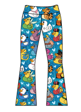 Load image into Gallery viewer, Athletic Prints Magical Birthday Kids Flared Leggings