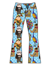 Load image into Gallery viewer, Athletic Prints Magical Birthday Kids Flared Leggings