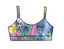 Load image into Gallery viewer, Athletic Prints Magical Birthday Kids Bralette