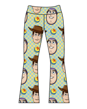 Load image into Gallery viewer, Athletic Prints Magical Birthday Kids Flared Leggings