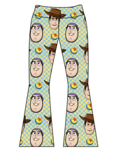 Load image into Gallery viewer, Athletic Prints Magical Birthday Ladies Flared Leggings