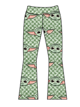 Load image into Gallery viewer, Athletic Prints Magical Birthday Kids Flared Leggings