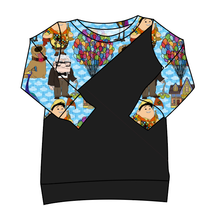 Load image into Gallery viewer, Cartoon Balloons Classic Hoodie (or Crewneck)