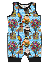 Load image into Gallery viewer, Cartoon Balloons Emmett Pants And Shorts T-Shirt Romper