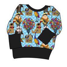 Load image into Gallery viewer, Cartoon Balloons Grow With Me Hoodie (or Crewneck)