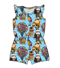 Load image into Gallery viewer, Cartoon Balloons Ivy Summer Romper