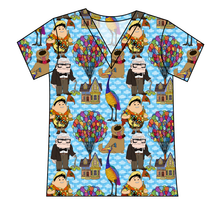 Load image into Gallery viewer, Cartoon Balloons Ladies' Slouchy V-Neck Tee