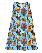 Load image into Gallery viewer, Cartoon Balloons Ladies' Swing Dress