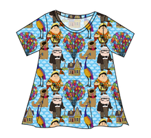 Load image into Gallery viewer, Cartoon Balloons Ladies' Swing Tee