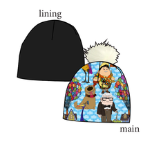 Load image into Gallery viewer, Cartoon Balloons Slouchy Beanie (Reversible!)