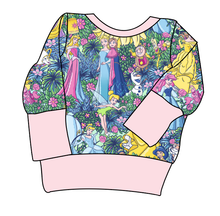 Load image into Gallery viewer, Neon Princesses Grow With Me Hoodie (or Crewneck)