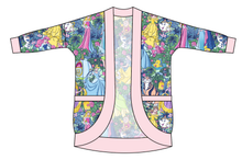 Load image into Gallery viewer, Neon Princesses Kids Cocoon Cardigan