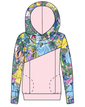 Load image into Gallery viewer, Neon Princesses Ladies Hoodie