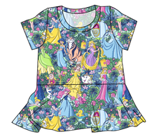 Load image into Gallery viewer, Neon Princesses Ladies' Peplum Top