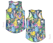 Load image into Gallery viewer, Neon Princesses Ladies' Summer Tank