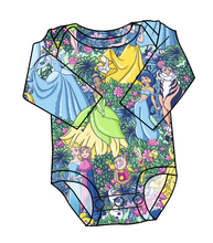 Load image into Gallery viewer, Neon Princesses Lap Neck Bodysuit