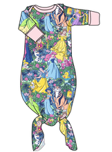 Load image into Gallery viewer, Neon Princesses Newborn Knotted Gown