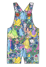 Load image into Gallery viewer, Neon Princesses Overalls and Shortalls