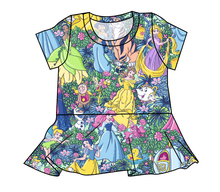 Load image into Gallery viewer, Neon Princesses Peplum Top