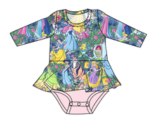 Load image into Gallery viewer, Neon Princesses Peplum Top