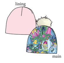 Load image into Gallery viewer, Neon Princesses Slouchy Beanie (Reversible!)