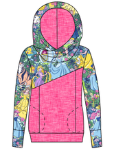 Load image into Gallery viewer, Neon Princesses Ladies Hoodie