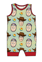 Load image into Gallery viewer, Toy Check Emmett Pants And Shorts T-Shirt Romper