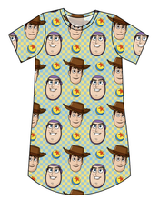 Load image into Gallery viewer, Toy Check Ladies' T-Shirt Dress
