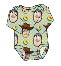 Load image into Gallery viewer, Toy Check Lap Neck Bodysuit