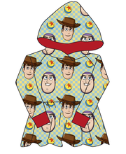 Load image into Gallery viewer, Toy Check Peplum Hoodie (or Crewneck)