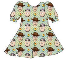 Load image into Gallery viewer, Toy Check Prairie Dress