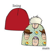 Load image into Gallery viewer, Toy Check Slouchy Beanie (Reversible!)