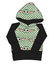 Load image into Gallery viewer, Youngling Check Grow With Me Hoodie (or Crewneck)