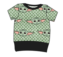 Load image into Gallery viewer, Youngling Check Grow With Me Tee