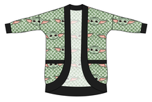 Load image into Gallery viewer, Youngling Check Ladies' Cocoon Cardigan