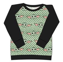 Load image into Gallery viewer, Youngling Check Ladies' Classic Crewneck