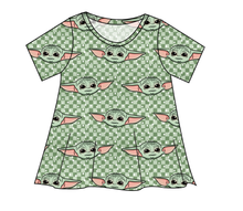 Load image into Gallery viewer, Youngling Check Ladies' Swing Tee