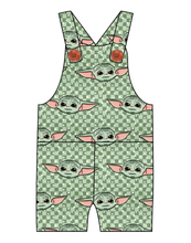 Load image into Gallery viewer, Youngling Check Overalls and Shortalls