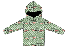Load image into Gallery viewer, Youngling Check Oversized Hoodie