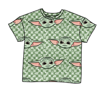Load image into Gallery viewer, Youngling Check Oversized Tee