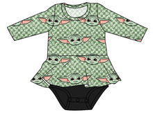 Load image into Gallery viewer, Youngling Check Peplum Top