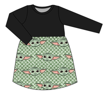 Load image into Gallery viewer, Youngling Check Play Dress
