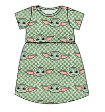 Load image into Gallery viewer, Youngling Check Play Dress