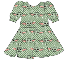 Load image into Gallery viewer, Youngling Check Prairie Dress