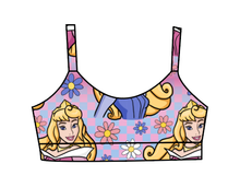Load image into Gallery viewer, Athletic Prints Magical Birthday Kids Bralette